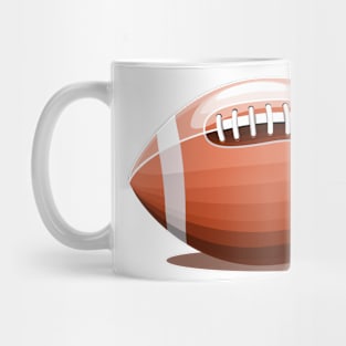 American football ball Mug